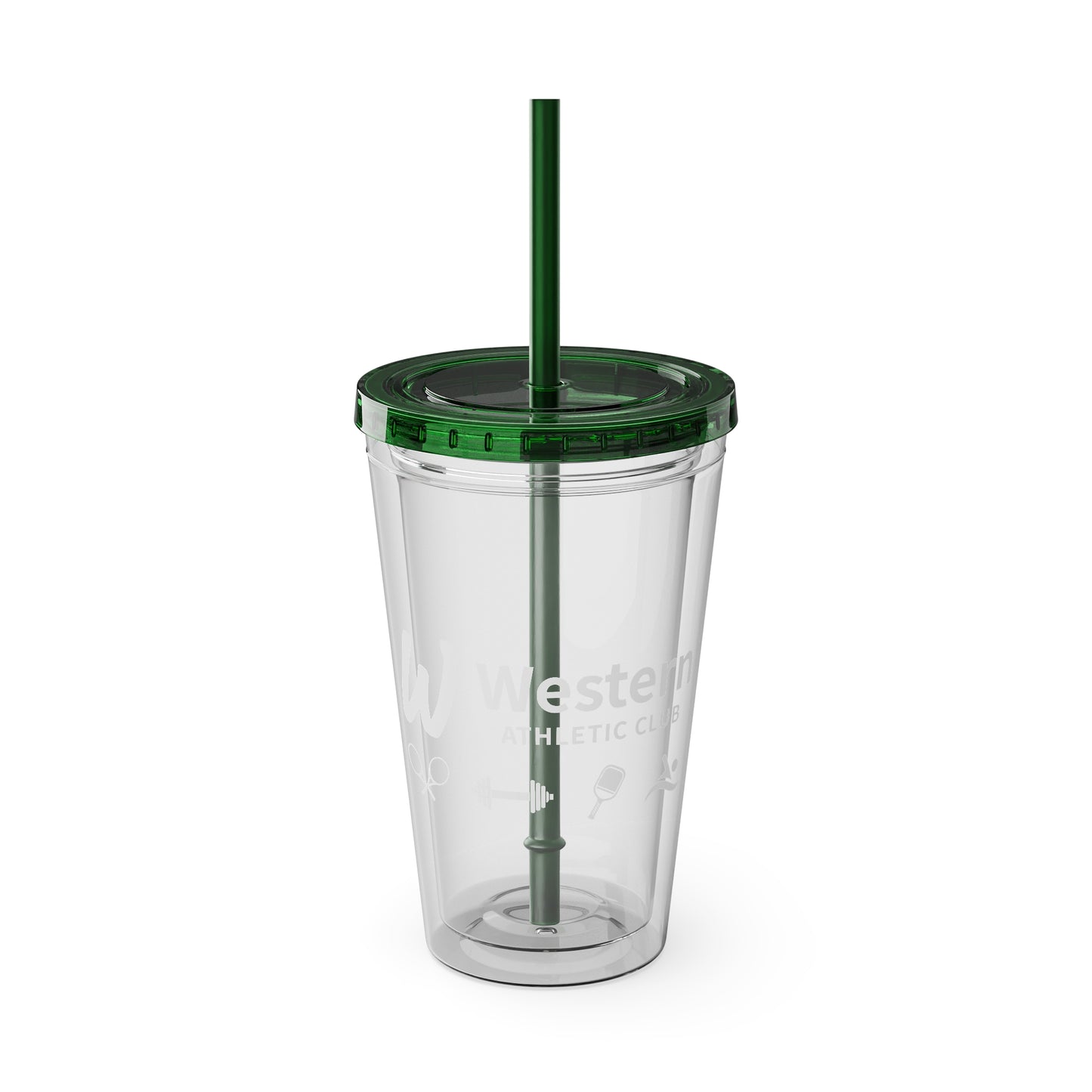 Western Athletic Club Sunsplash Tumbler with Straw