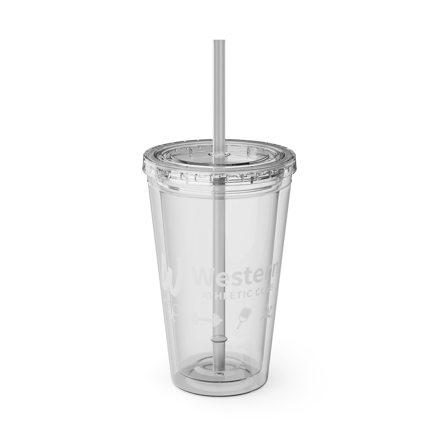 Western Athletic Club Sunsplash Tumbler with Straw