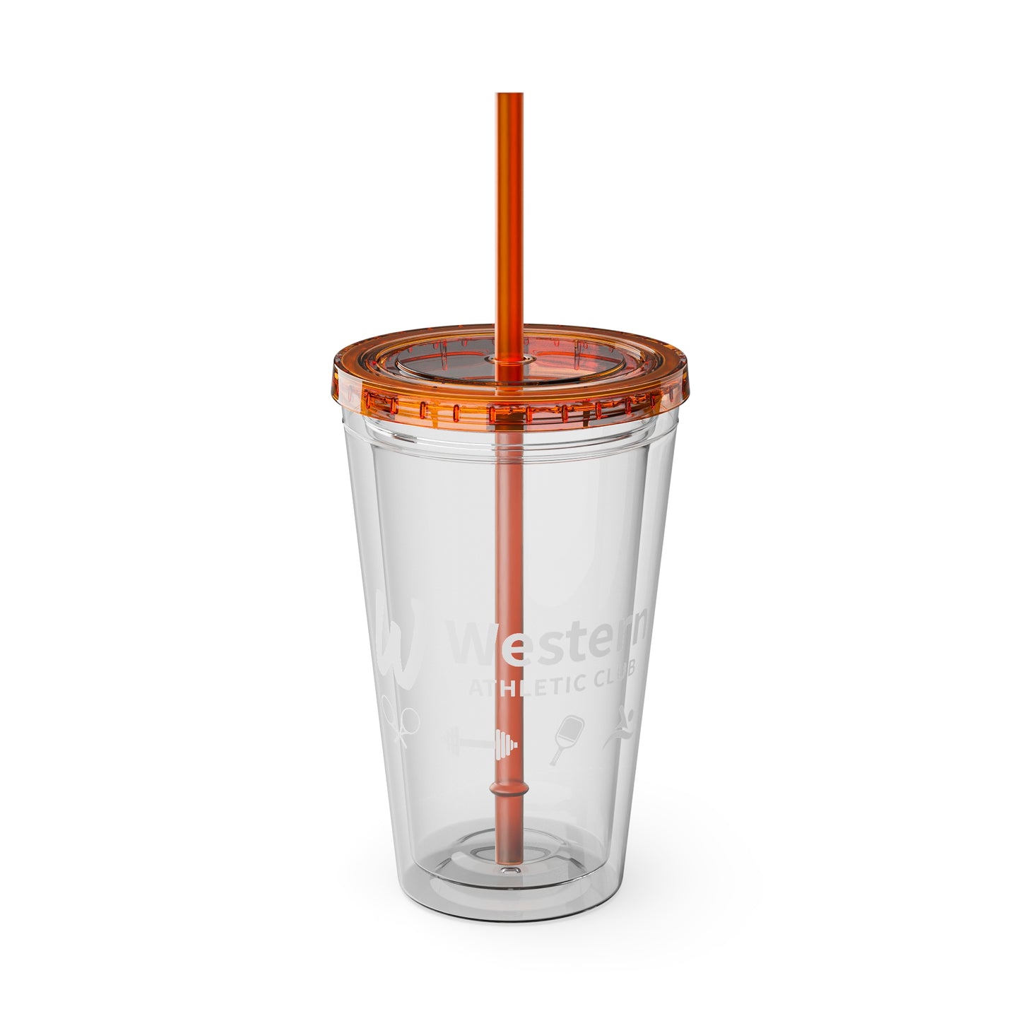 Western Athletic Club Sunsplash Tumbler with Straw