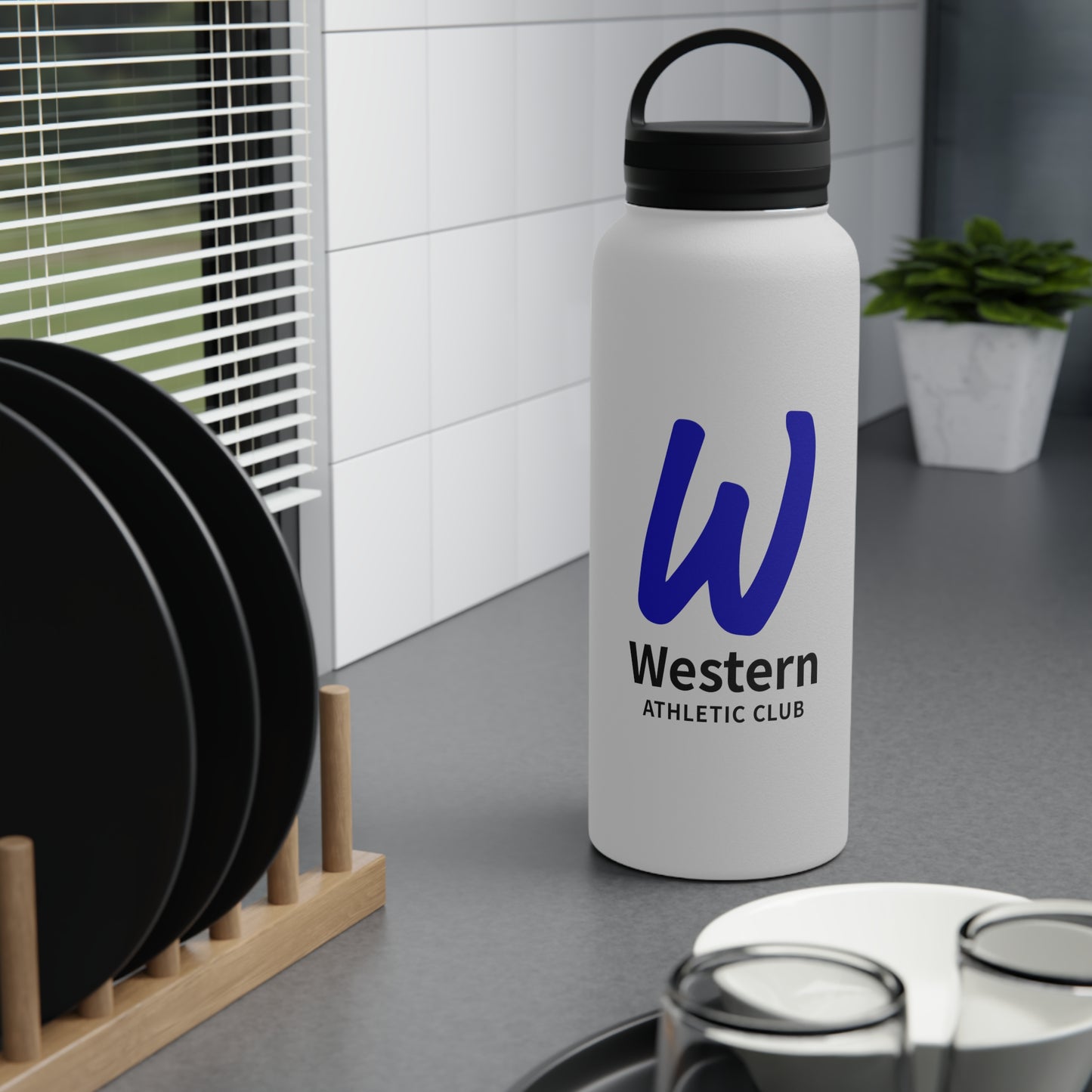 Western Athletic Club Stainless Steel Water Bottle