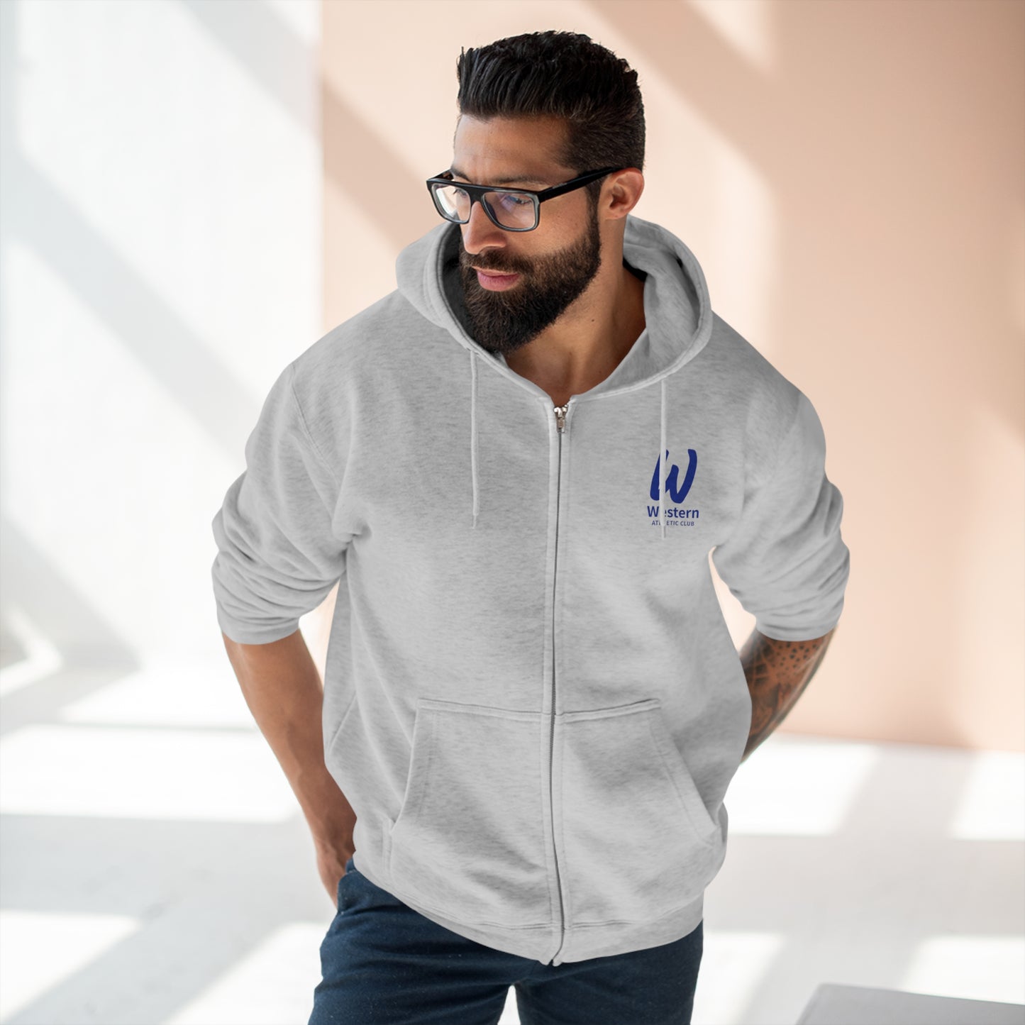 Western Athletic Club Zip Hoodie