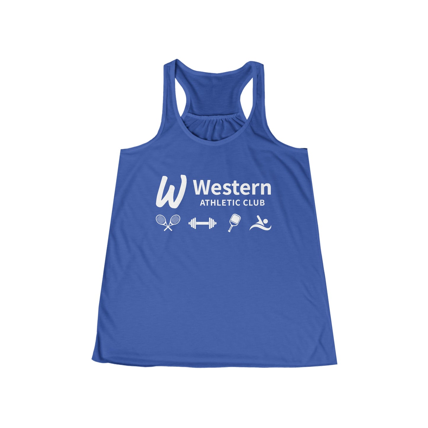 Western Athletic Club Women's Flowy Racerback Tank