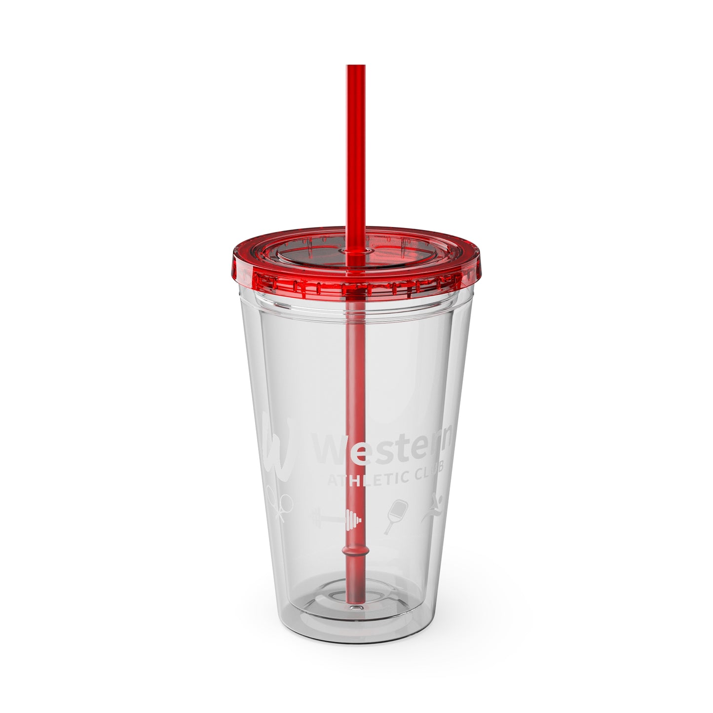 Western Athletic Club Sunsplash Tumbler with Straw