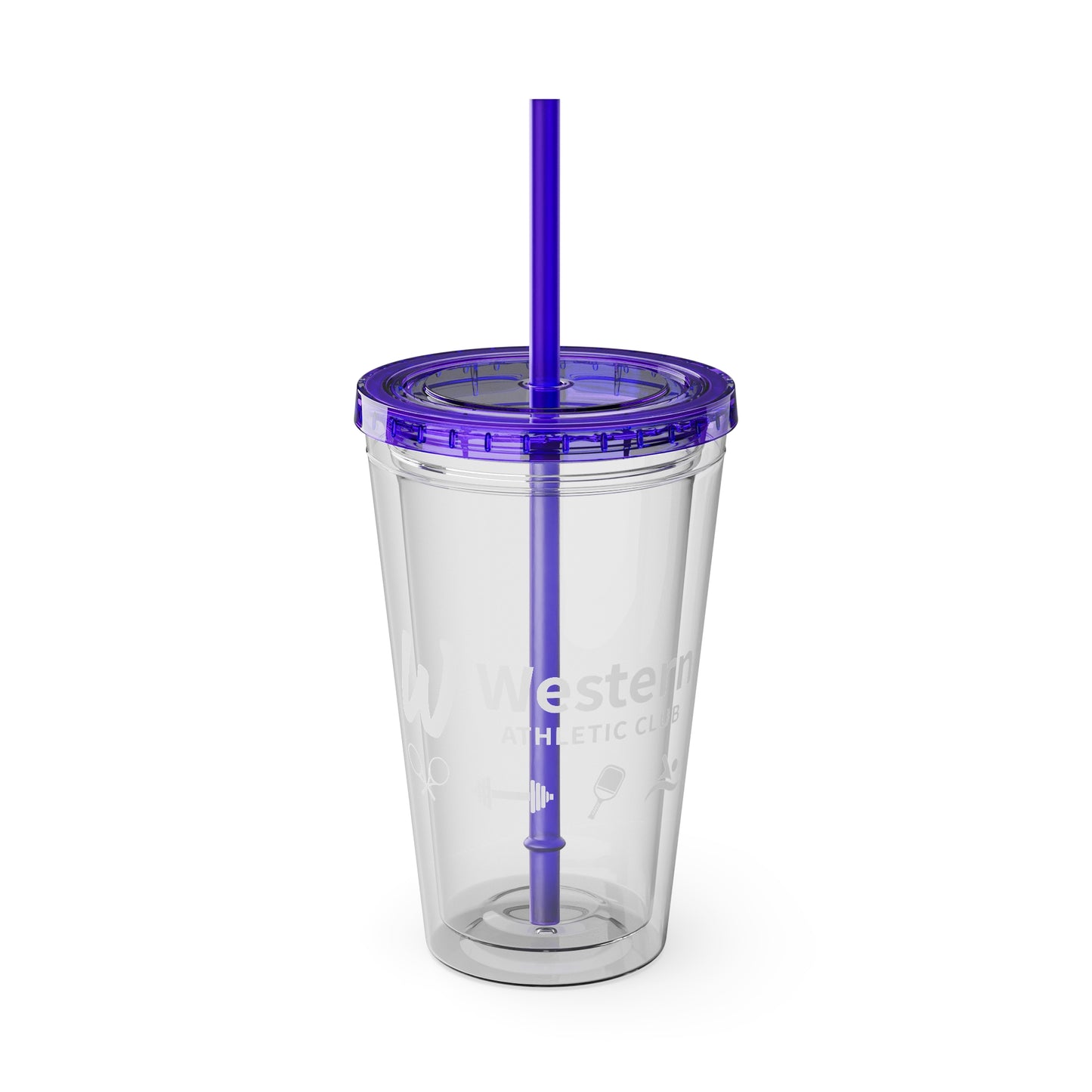 Western Athletic Club Sunsplash Tumbler with Straw