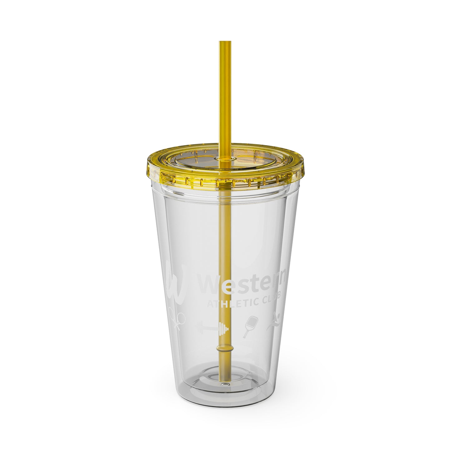 Western Athletic Club Sunsplash Tumbler with Straw