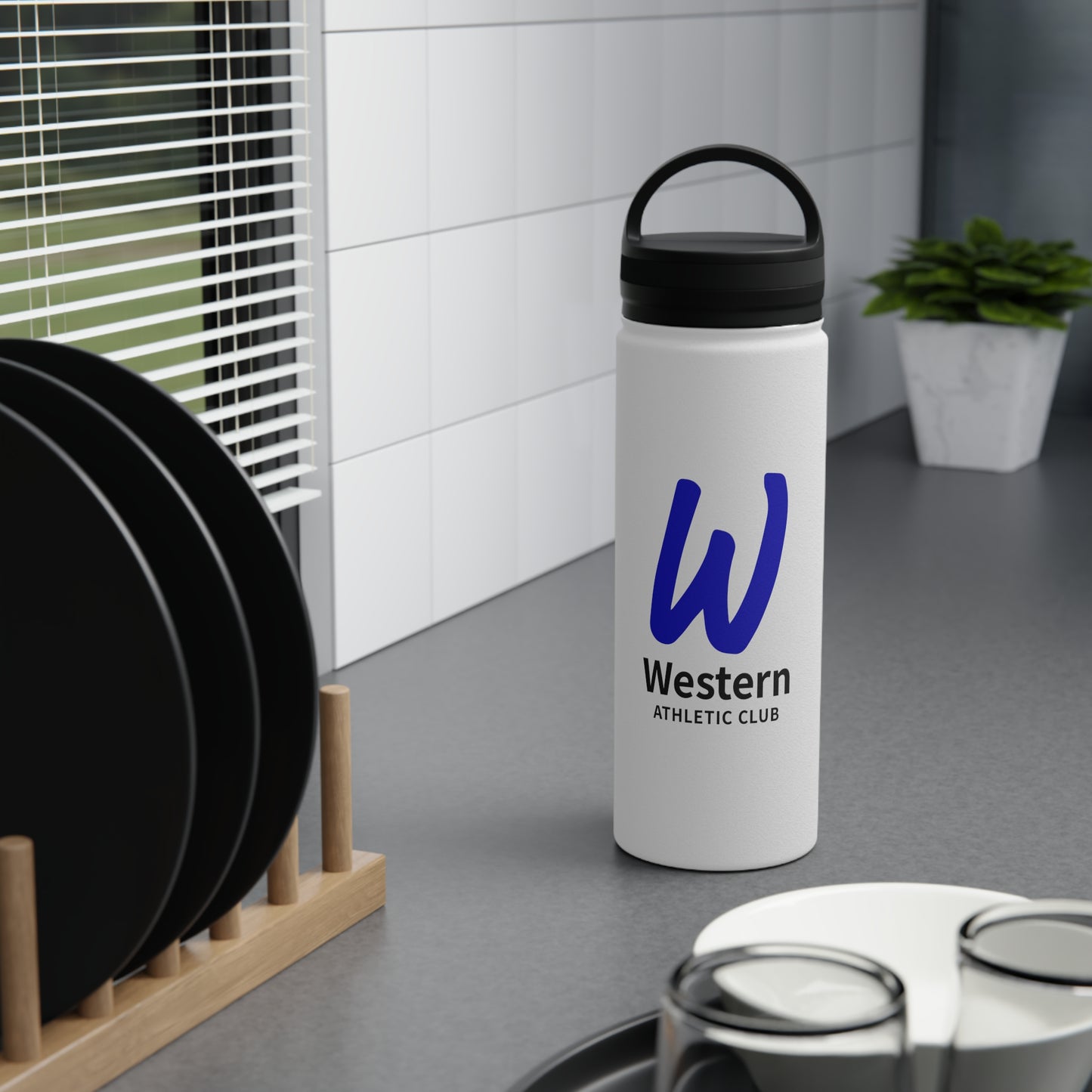 Western Athletic Club Stainless Steel Water Bottle