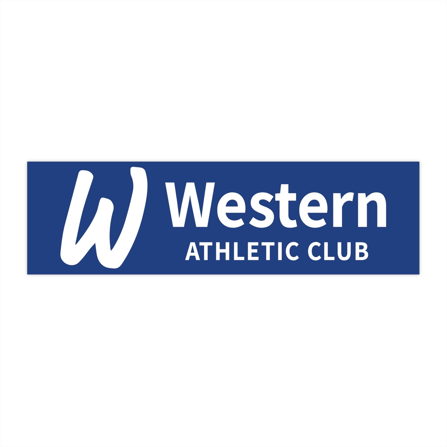 Western Athletic Club Bumper Sticker