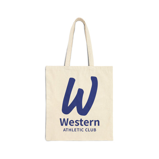 Western Athletic Club Canvas Tote Bag