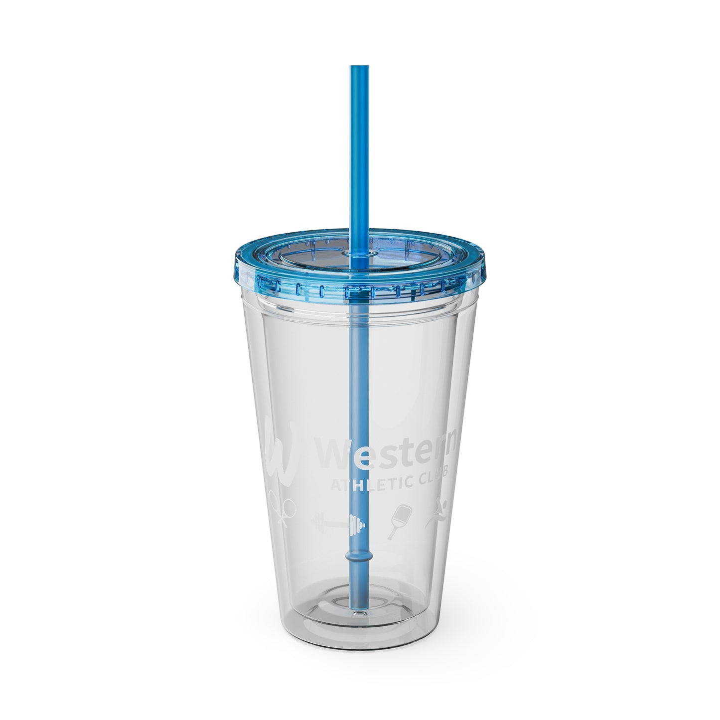 Western Athletic Club Sunsplash Tumbler with Straw