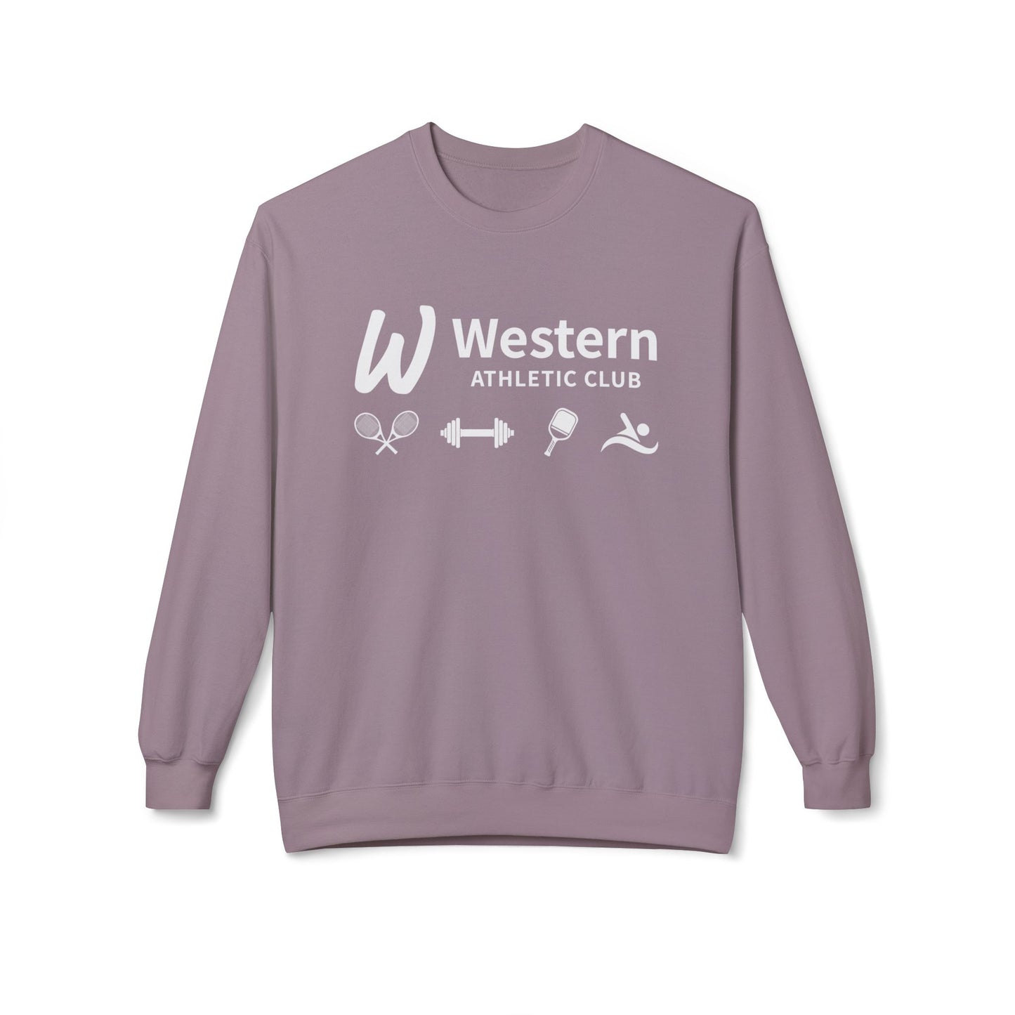 Western Athletic Club Fleece Crewneck Sweatshirt