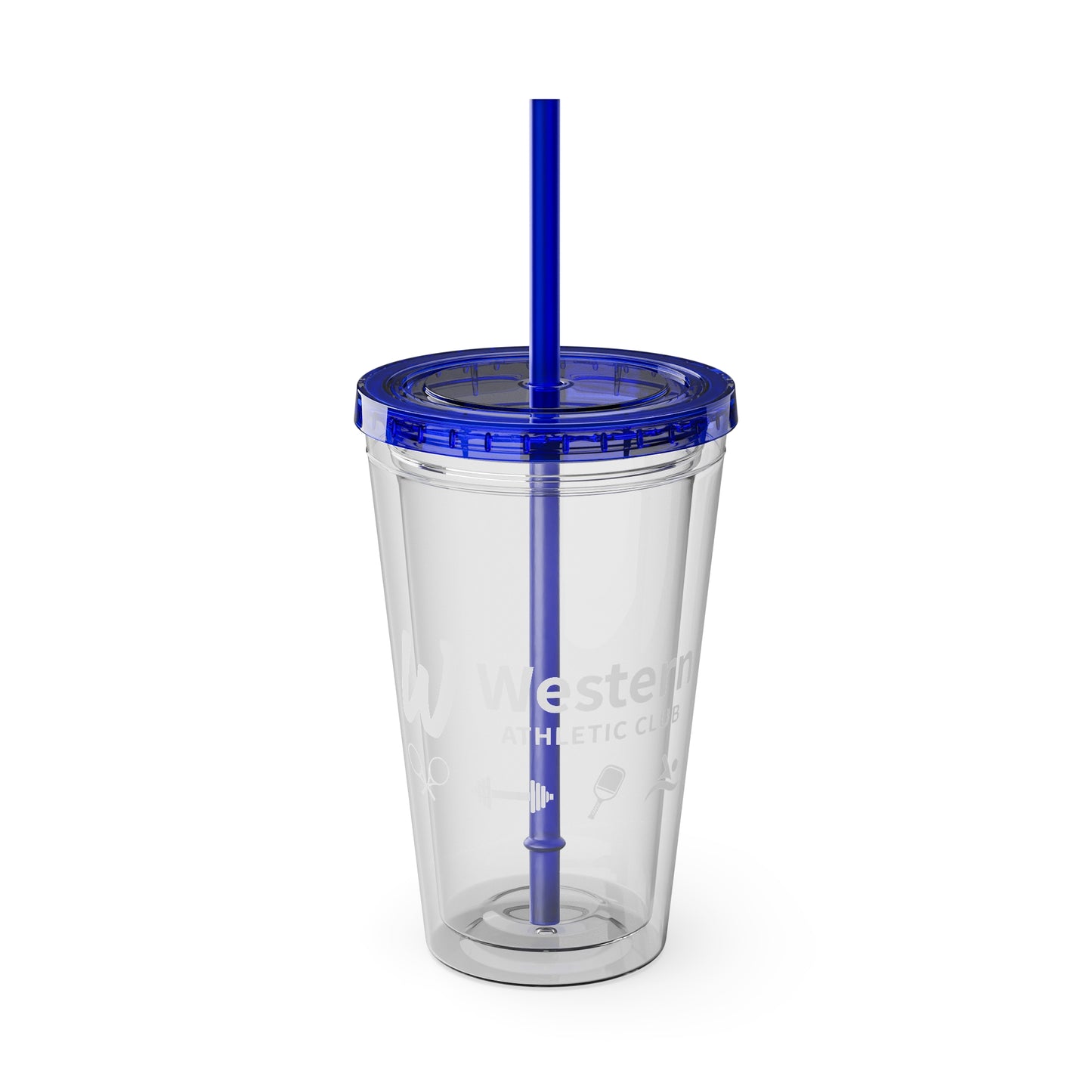 Western Athletic Club Sunsplash Tumbler with Straw