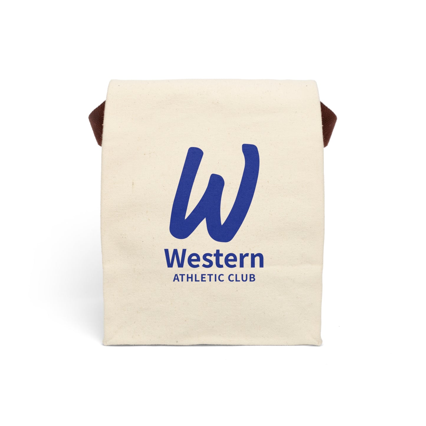 Western Athletic Club Canvas Lunch Bag